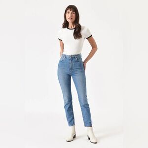 ROLLA’S High-Rise Slim Straight Leg Jeans Medium Wash  | Size 29|